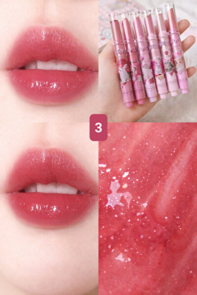 magic casa Kore Stili Simli Dudak Parlatıcısı Ruj 03 – Cam Etkili Işıltılı Du...