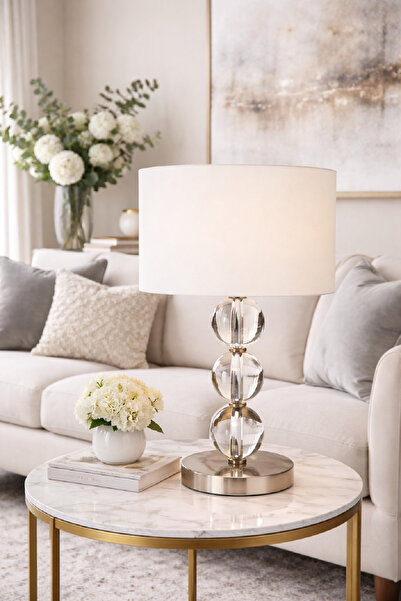 571 Store F Series White Hat 3 Glass Ball Table Bed Baji Lighting Lamp Shade