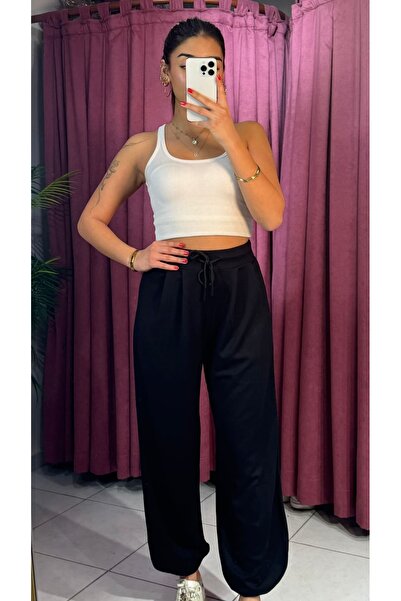 inci bayan giyim Παντελόνι σαλβάρι από ύφασμα Modal