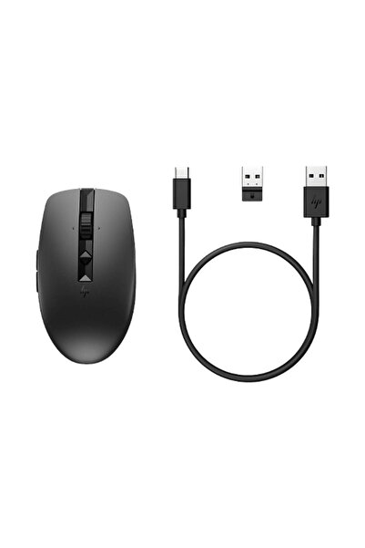 HP 6E6F2AA 710 Şarj Edilebilir Kablosuz Mouse Siyah