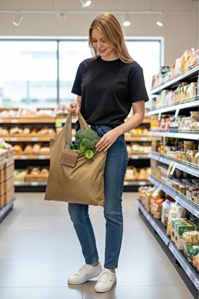 Baginn Капсулна чанта Раничка за пазаруване Тънка парашутна тъкан