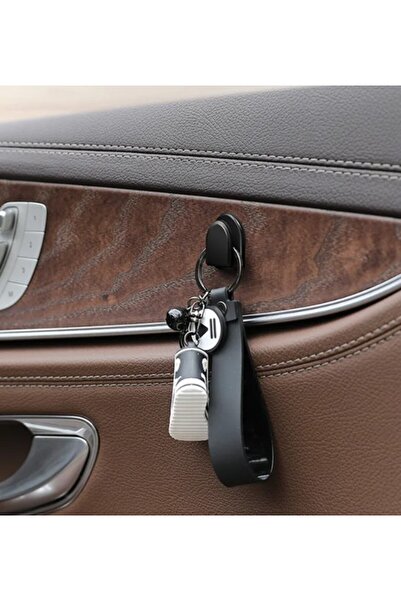 hipiylow Siyah Çok Amaçlı Yapışkanlı Kanca 1 ADET