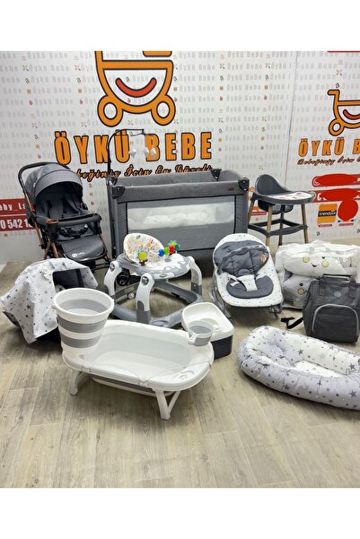 ÖYKÜ BEBEK DUNYASI 24 Parça Dandini Yeni Doğan Bebek Çeyiz Seti ( Full Set) B...