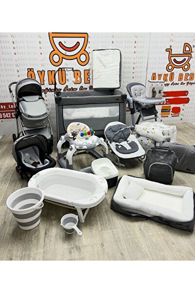 ÖYKÜ BEBEK DUNYASI 27 Parça Uzay Yeni Doğan Bebek Çeyiz Seti Full Set (Bebeği...