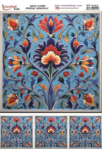 İstanbul Hobi Brass Decopage Paper 30X42Cm Pt-2123 Ethnic