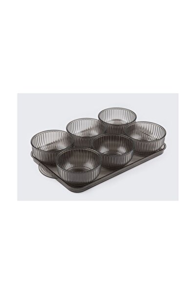 HAPPENS 7 Parça Mika Çerezlik Kase ve Sunum Tepsisi Çerez Kasesi Çerez Sunum ...