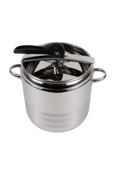 Tessari Pressure Cooker, Stainless Steel with Lid, 12L