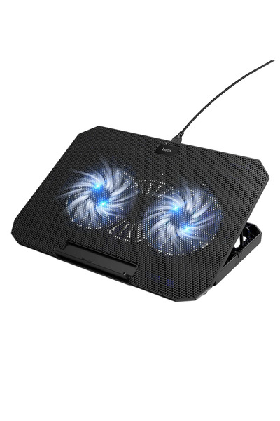 hoco. GA4 Jade Çift Fanlı 1300 RPM Laptop Soğutucu Stant - Siyah