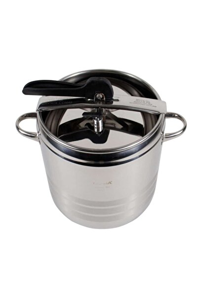 Tessari Oală sub presiune, oțel inoxidabil cu capac, 14L
