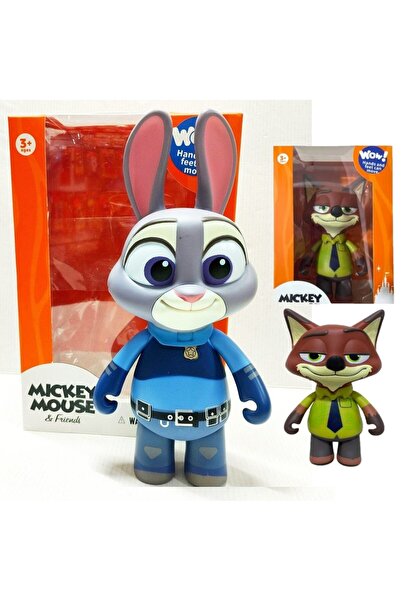 victiny 2 CUTII Figurine din plastic Nick și Judy din Zootopia Fox ȘI Bunny