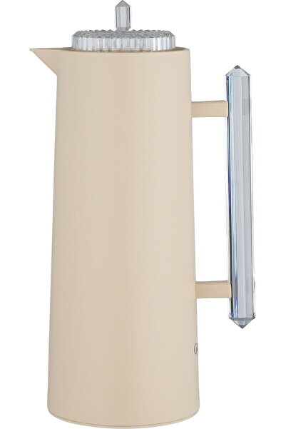 AZOZ MERCHLY Glory Lean Thermos, 1 Liter, Glass Inner Container, Push Button,...