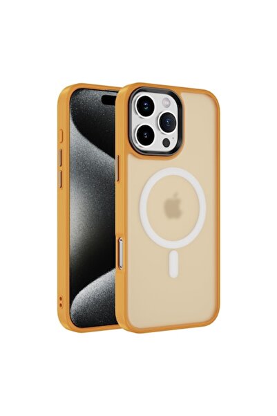 AIM TO POWER Case for iPhone 16 Pro, AIM TO POWER, orange, silicone, polycarb...