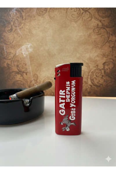 Hunter Gatır Depmiş Tasarımlı Özel Baskılı Çakmak