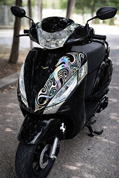 Honda Activa Headlight Top Decoration Sticker Label