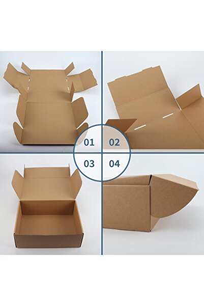 Generic Shipping Boxes 29 × 22 × 10 cm, Pack of 20 Corrugated Cardboard Mailb...