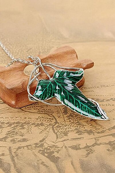 Karakedi Green Lord of the Rings Lorien Brooch Cosplay Pendant