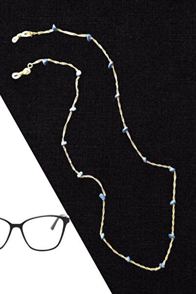 nftart.design Twisted Chain Covered in Colors - Gold Eyeglass Chain
