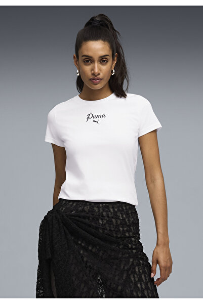 Puma Μπλουζάκι Essentials Script