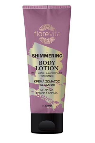 Fiorevita Fiorevita Body Lotion, Vanilla and Coconut Flavor, 200ml