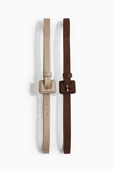 H&M 2-pack waist belts