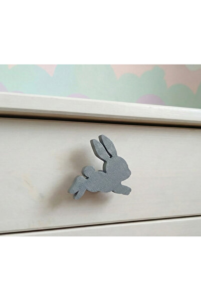 Baylin3D Tavşan Figürlü Dolap Kulpu - Çocuk Odası Modern ve Şık - Tekli (3cm ...