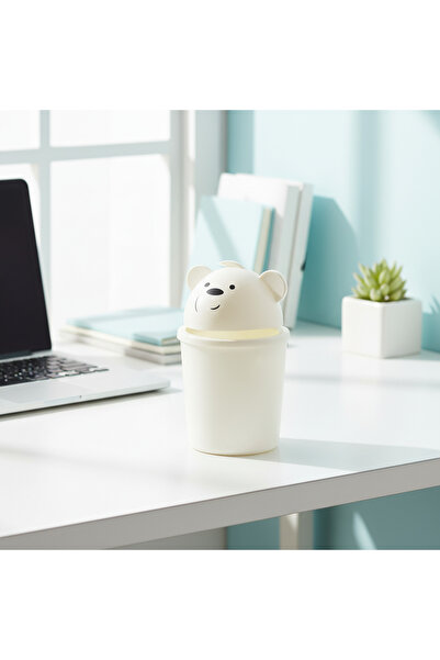 YAZICI Özel Tasarım Hippo Hayvan Figürlü Çöp Kovası –Banyo ve Mutfak İçin Dek...