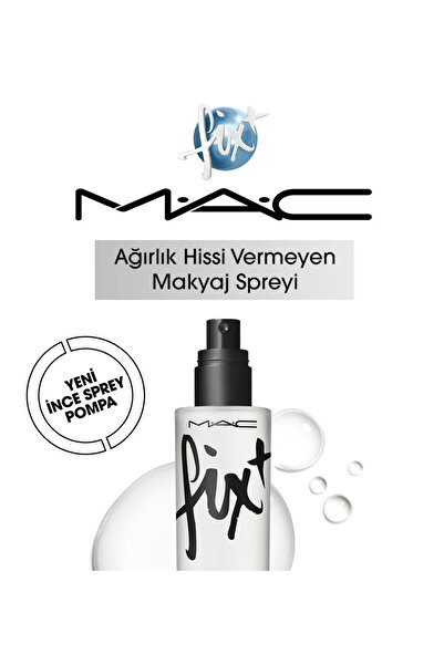 M.A.C Fıx Original Çok Yönlü Makyaj Spreyi Cildi Hazırlar & Sabitler 30 ml