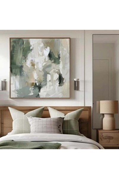 lawhat لوحات فنية تجريدي مطبوعة على قماش الكانفس موديل ( 2628)