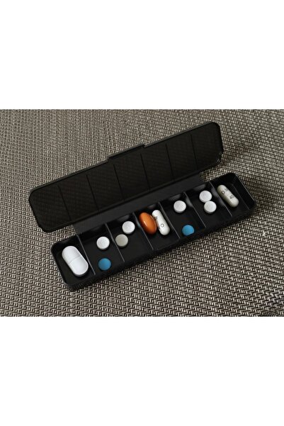 Vescarri صندوق أدوية صغير - حاوية لتخزين الحبوب والفيتامينات اليومية