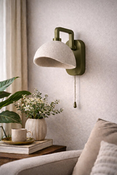 Limon 3D Desing Şarjlı Kablosuz Duvar Apliği LED Işıklı - Modern Başucu Lamba...