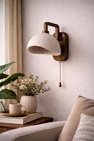 Limon 3D Desing Şarjlı Kablosuz Duvar Apliği LED Işıklı - Modern Başucu Lamba...