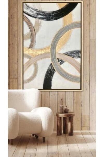 lawhat لوحة ديكور منزلي تجريدية مطبوعة على قماش الكانفس موديل (2951)