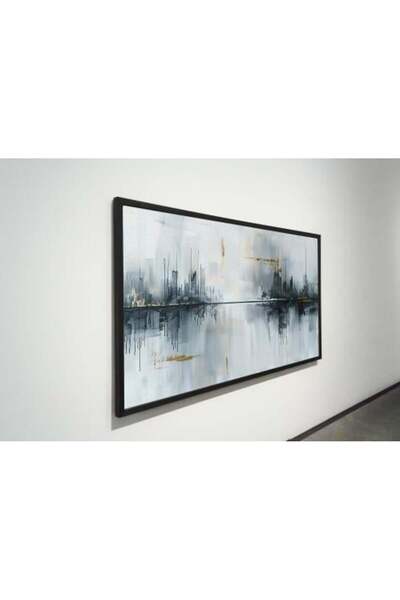 lawhat لوحات فنية تجريدي مطبوعة على قماش الكانفس موديل ( 2394)