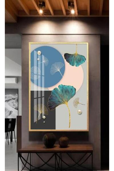 lawhat لوحة ديكور صالة لوحة زخرفية حديثة فاخرة من ورق الجنكة مطبوعة على قماش ...