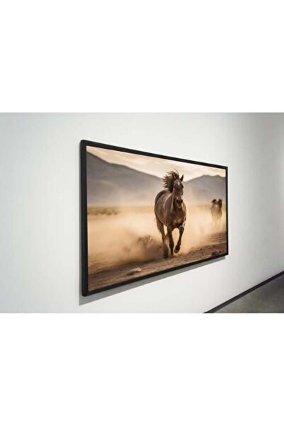 lawhat لوحات فنية خيل مطبوعة على قماش الكانفس موديل ( 2435)