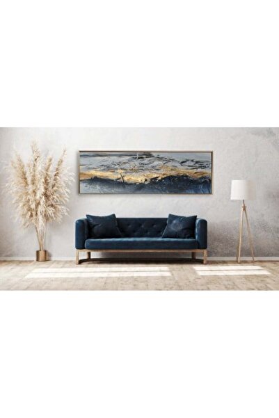 lawhat لوحات فنية تجريدية مطبوعة على قماش الكانفس موديل ( 1504 )