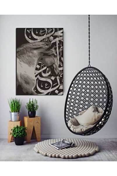 lawhat An artistic painting of Arabian horses