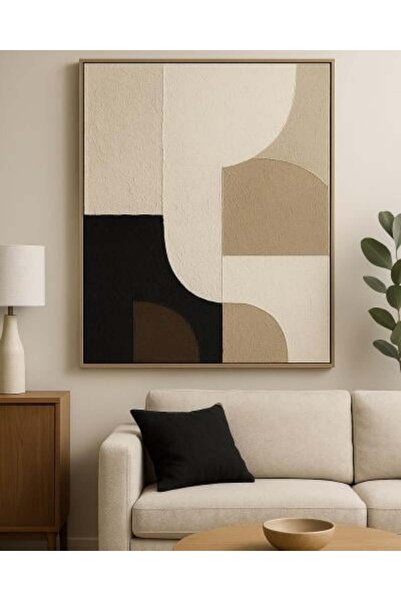lawhat لوحة ديكور منزلي تجريدية مطبوعة على قماش الكانفس موديل (2958)