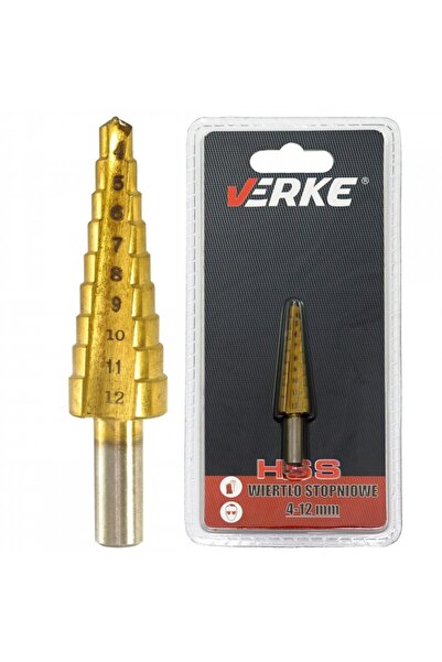 VERKE Burghiu conic, 4-12 mm, Verke, V05055