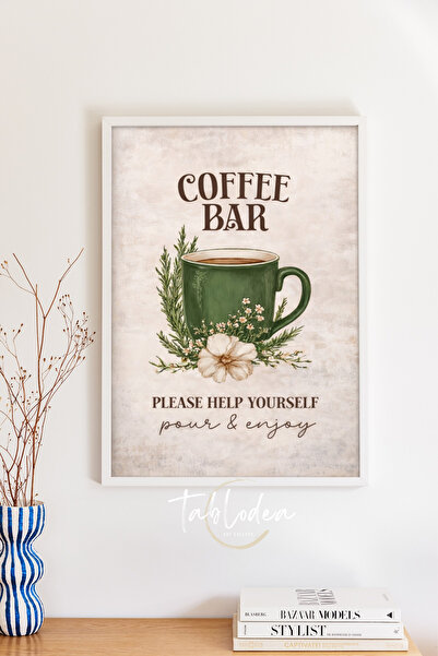 tablodea Pinterest Stil vintage Coffee Bar Tabel decorativ pentru colțul de c...