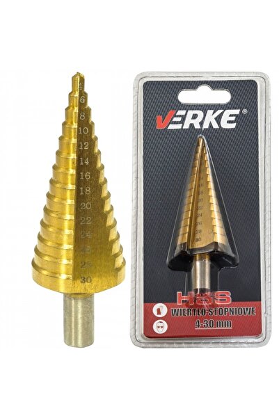 VERKE Conical drill bit, 4-30mm, Verke, V05057