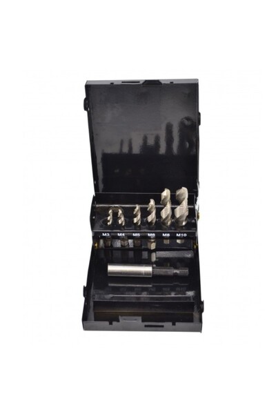 AwTools Drill bit set, AW20550, HSS, M3-M10, 7pcs