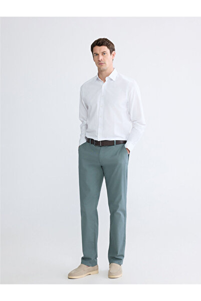 LC Waikiki بنطلون تشينو رجالي من الجبردين الأخضر القياسي من متجر غوليس