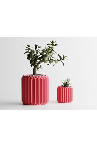 Sani Διακοσμητική γλάστρα Sani, Florida 100 x 100 x 103 mm, Ροζ