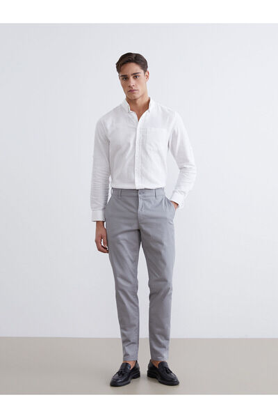 LC Waikiki Nevavm Slim Fit Men's Chino Pants with a Difference