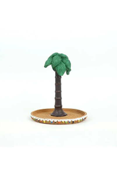 Generic طبق تقديم مزخرف بتصميم شجرة النخيل