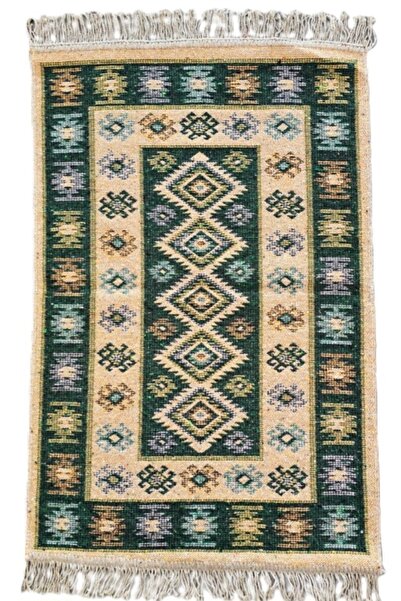 OMS Covor tradițional verde A 60 x 150 cm