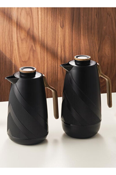 ALQANNAS Set of 2 High-Quality Tea & Coffee Thermoses, 1 L & 0.7 L Capacity