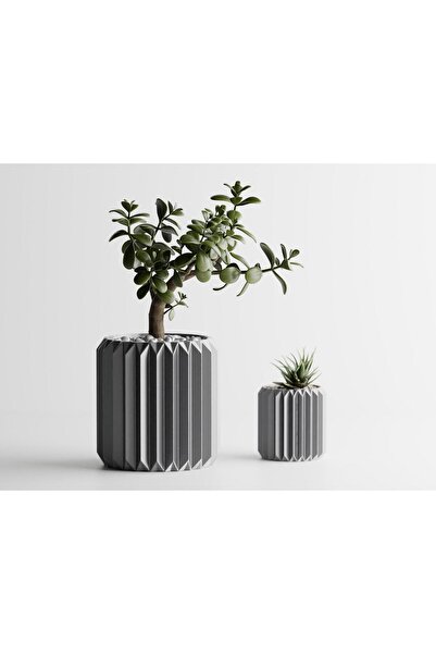 Sani Decorative pot Sani, Florida 100 x 100 x 103 mm, Silver