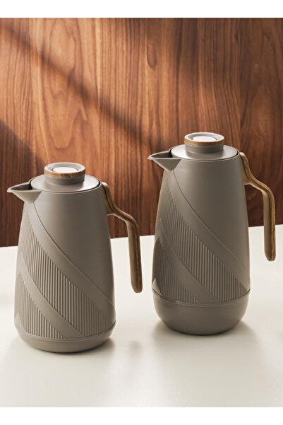 ALQANNAS Set of 2 High-Quality Tea & Coffee Thermoses, 1 L & 0.7 L Capacity